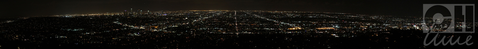 Los Angeles by night - Panorama